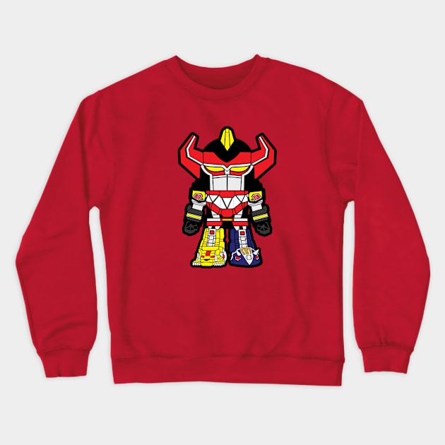 Megazord Chibi Crewneck Sweatshirt by mighty corps studio